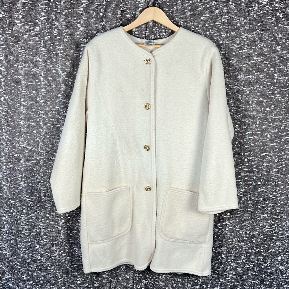 Blair‎ Teddy Sherpa Jacket Coat Cream